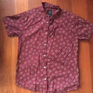 RVCA Button Down Short Sleeve